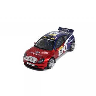 FORD PUMA SUPER 1600 RED DUVAL RALLYE MONTE CARLO 2002 OttO mobile 1:18 Resinemodell (Türen, Motorhaube... nicht zu öffnen!)